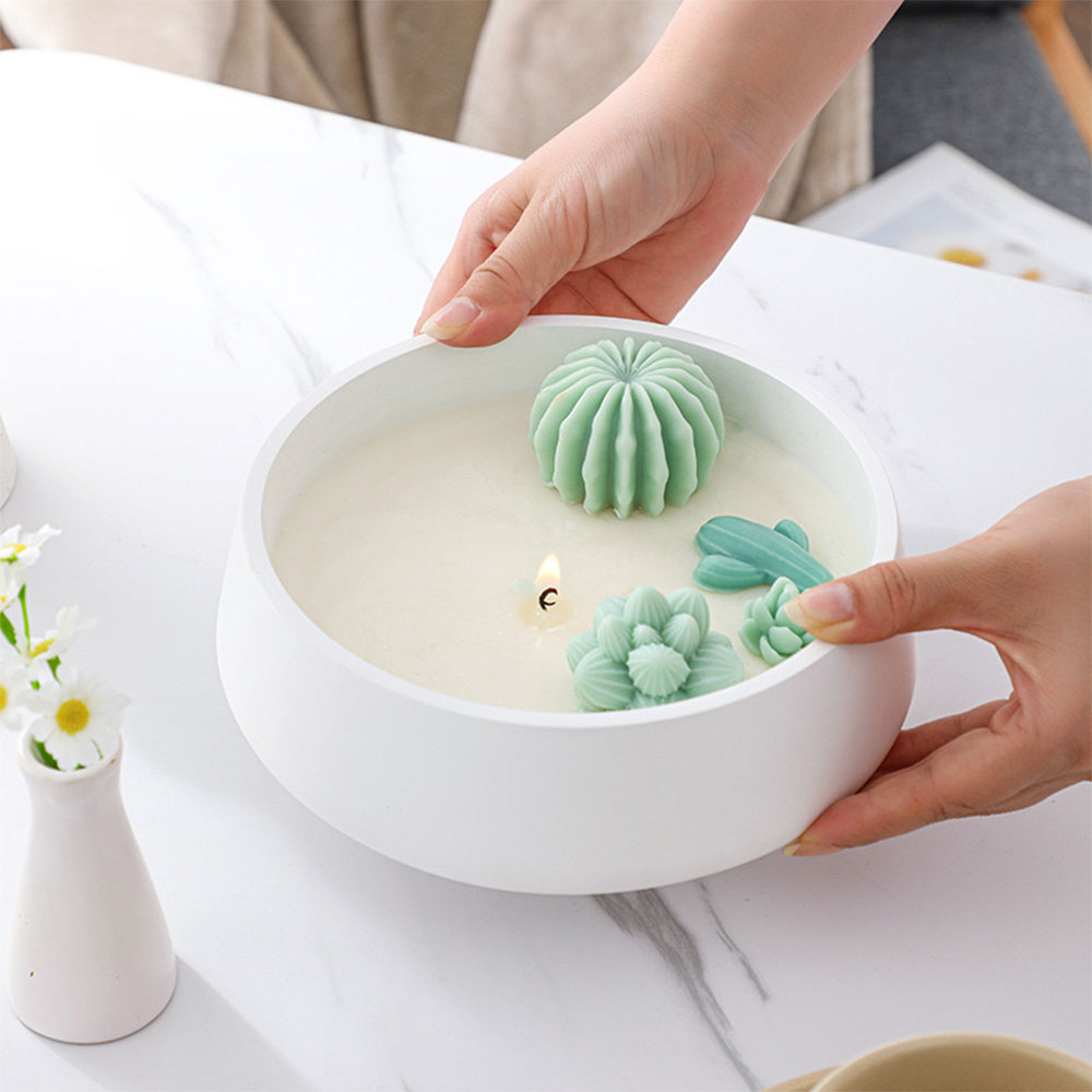 Potsticker Mold - Halbkugelförmige Zement Kerze Schüssel Form DIY
