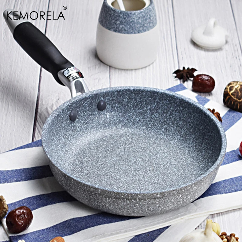 Egg Waffle Pan - Langlebige Stein-Bratpfanne, 28/26/24/20 cm, Wok, Antihaft-Pfanne,