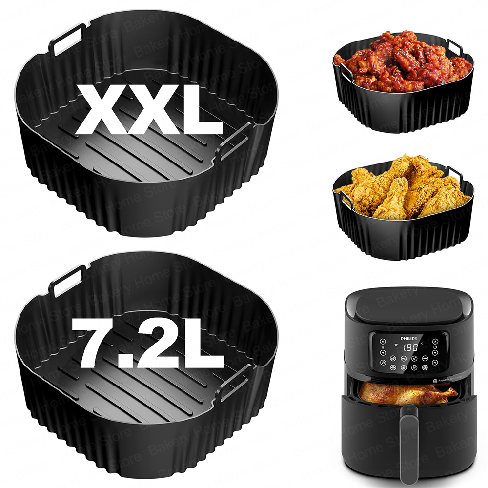 Philips Air Fryer Airfryer Xxl - Silikonform für Philips Airfryer XXL 7,2L