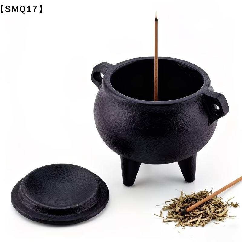 Cast Iron Corn - Mini-Gusseisen-Räucherstäbchenhalter aus Sandelholz, Salbei-Räuchergefäß, Heimdekoration, geeignet