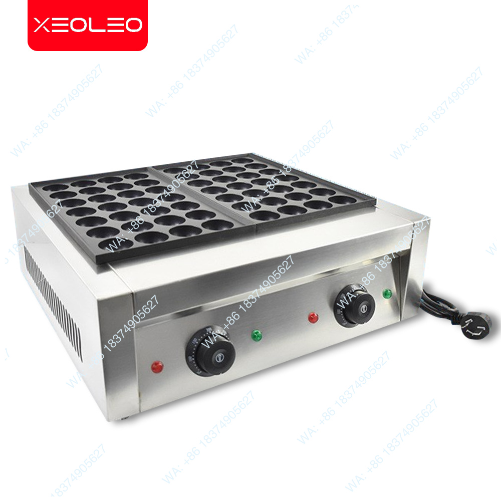 Takoyaki Grill Plate - 1 Stück Kommerzielle Takoyaki-Maschine 2000W Oktopus-Bällchen-Grillpfanne