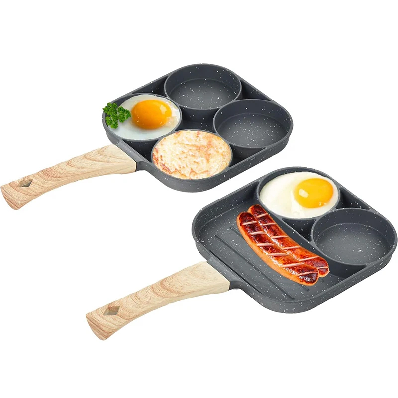 Eierpfanne für Pfannkuchen, 4- – Egg Waffle Pan Bewertung und Preis