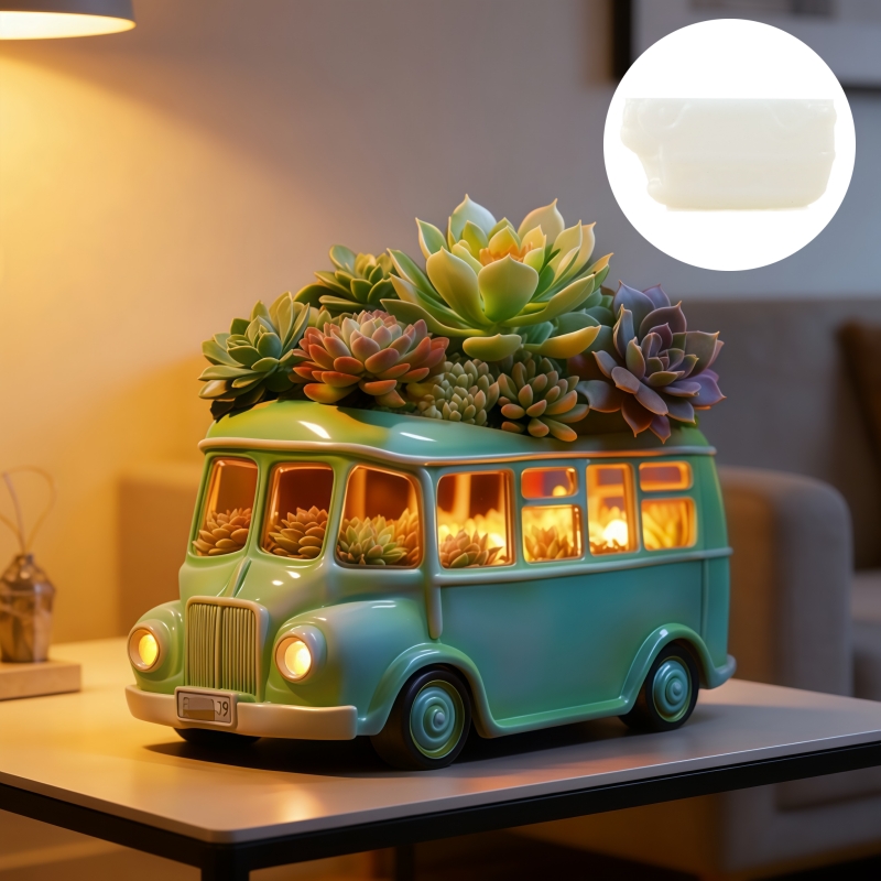 Bus-Sukkulenten-Blumentopf-Har – Potsticker Mold Bewertung und Preis