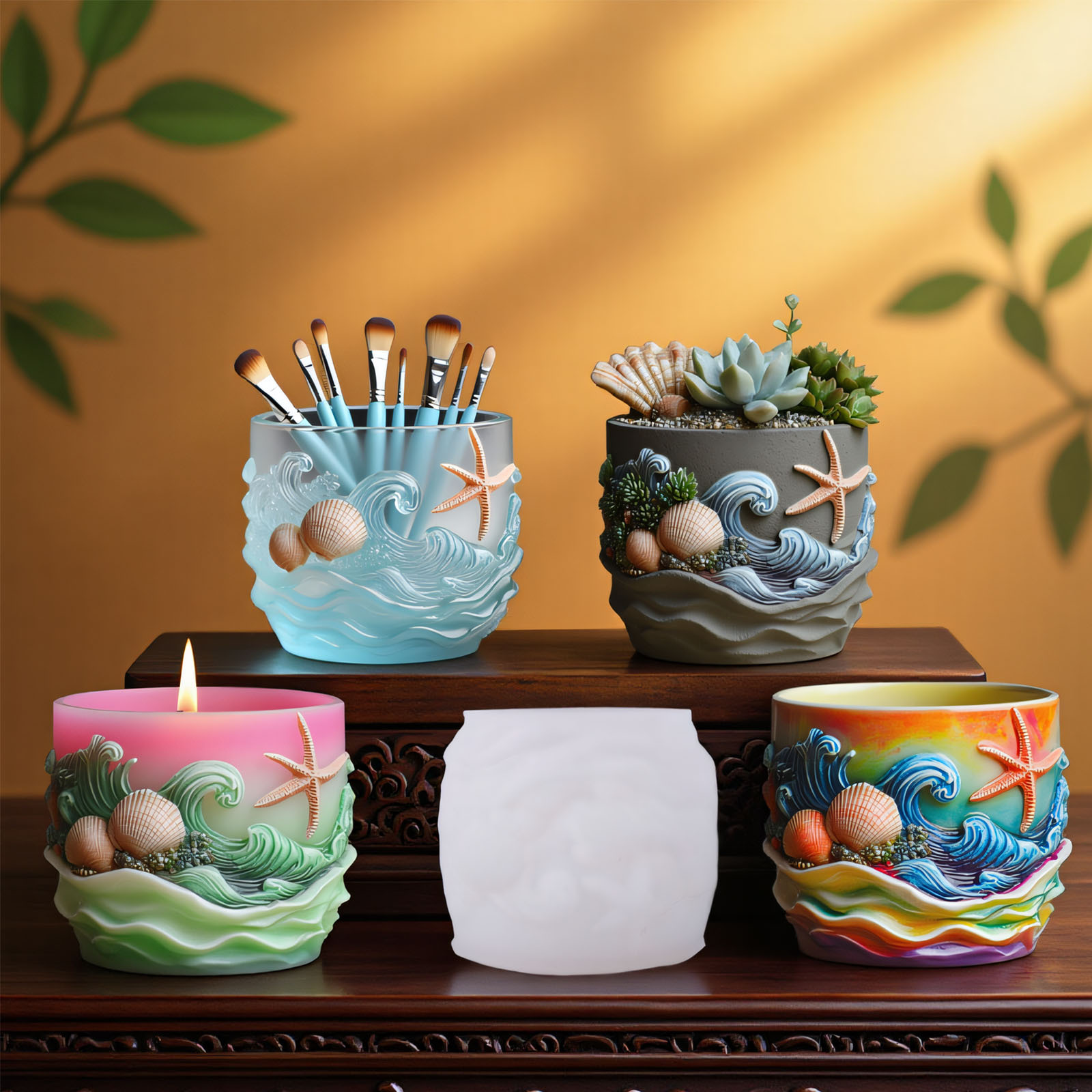 Marine Life Relief Sukkulente  – Potsticker Mold Bewertung und Preis