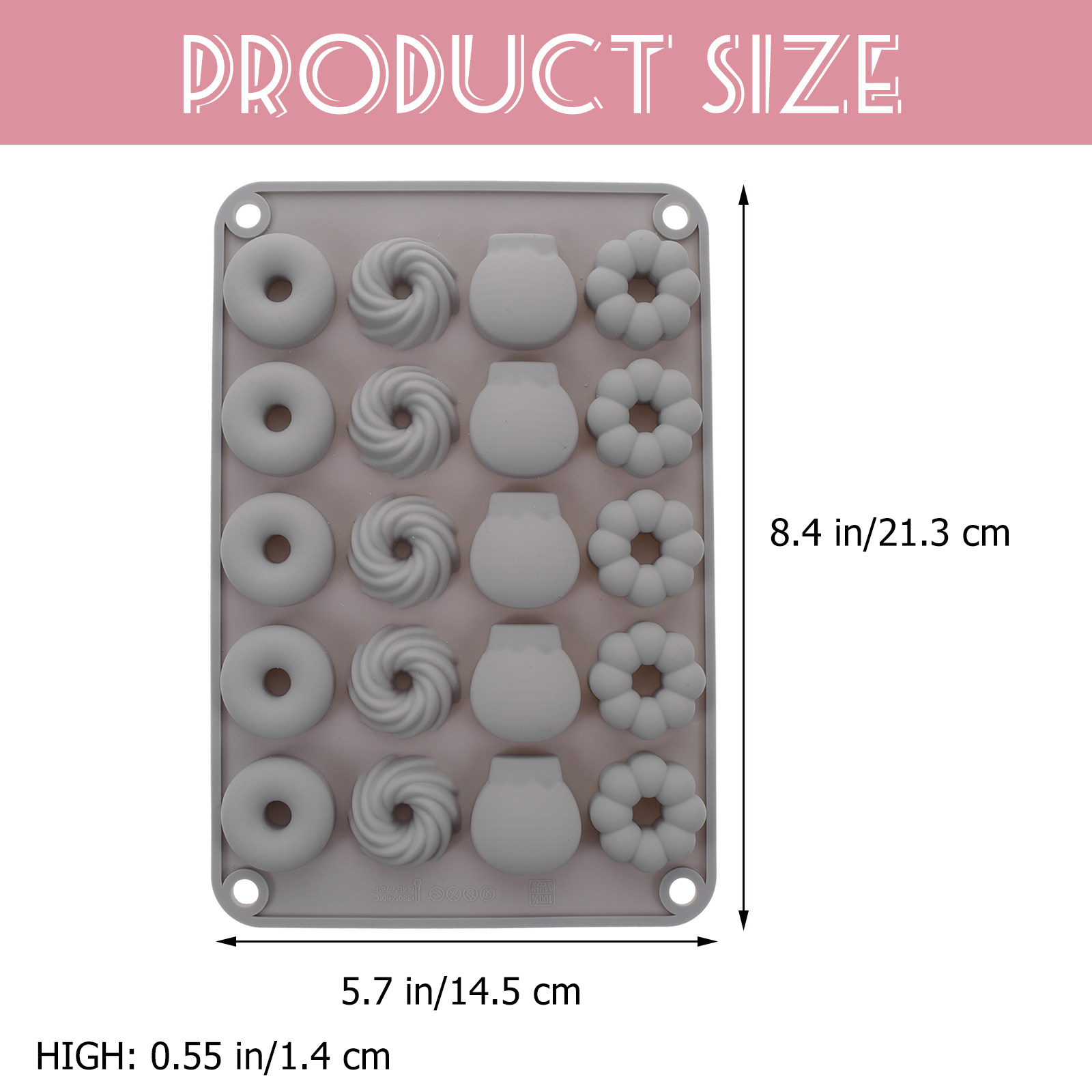 Mini-Schokoladen-Donut-Silikon – Donut Mold Silicone Bewertung und Preis